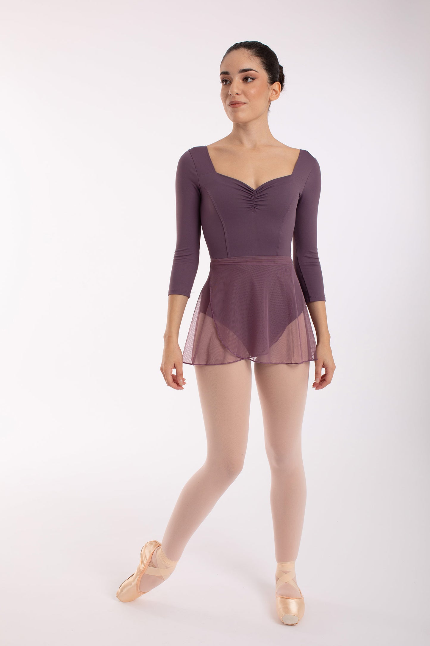 Falred Wrap Skirt