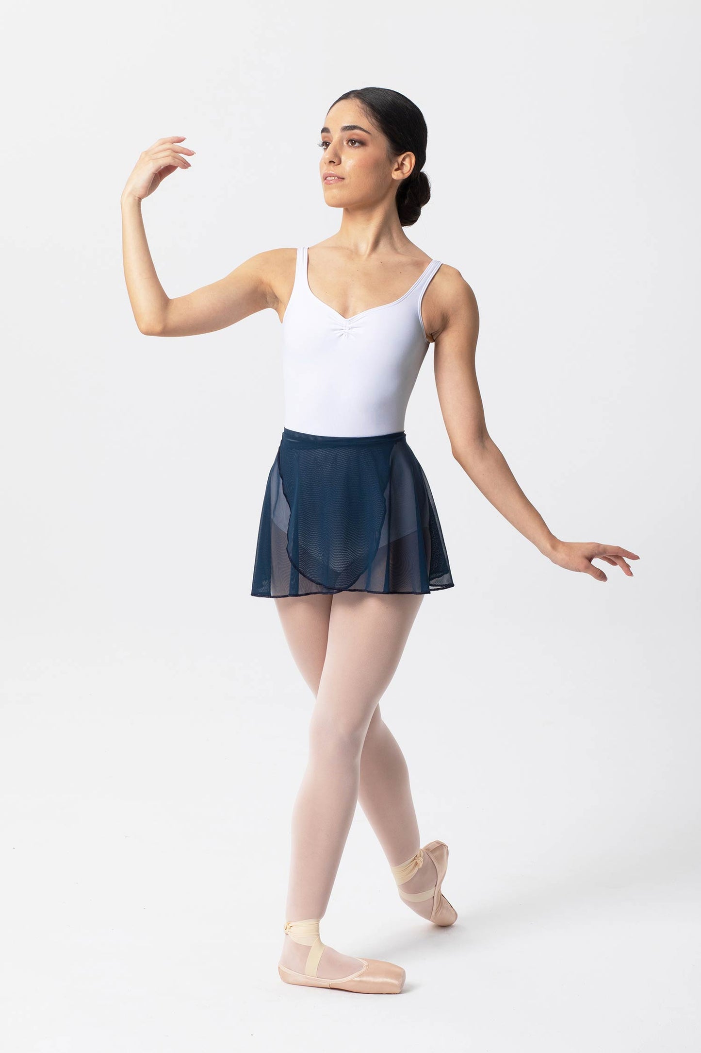 Falred Wrap Skirt