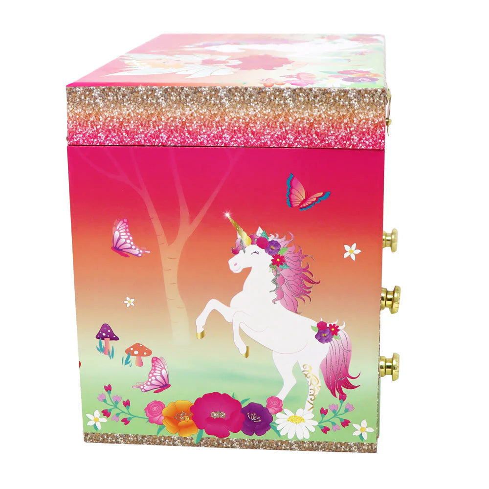 Unicorn & Fairy Music Jewellery Box