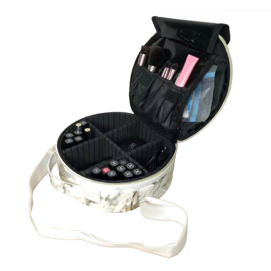 Oval Make Up Bag - MARBLE