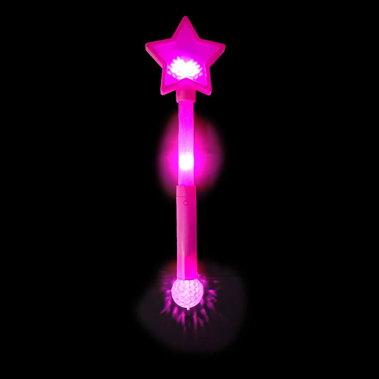 Magic Flashing Star Light Up Wand