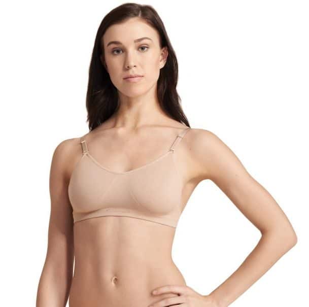 Seamless Clear Back Bra Adults