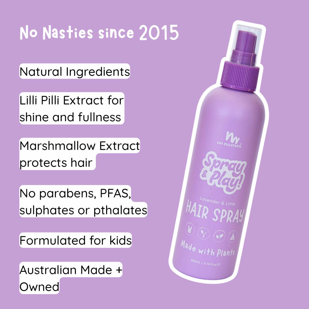 Lavander and Lime Natural Hair Spray