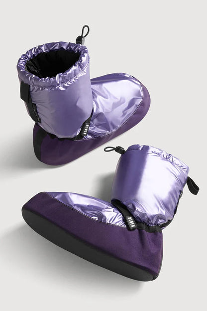 Metallic Warm Up Booties Childs