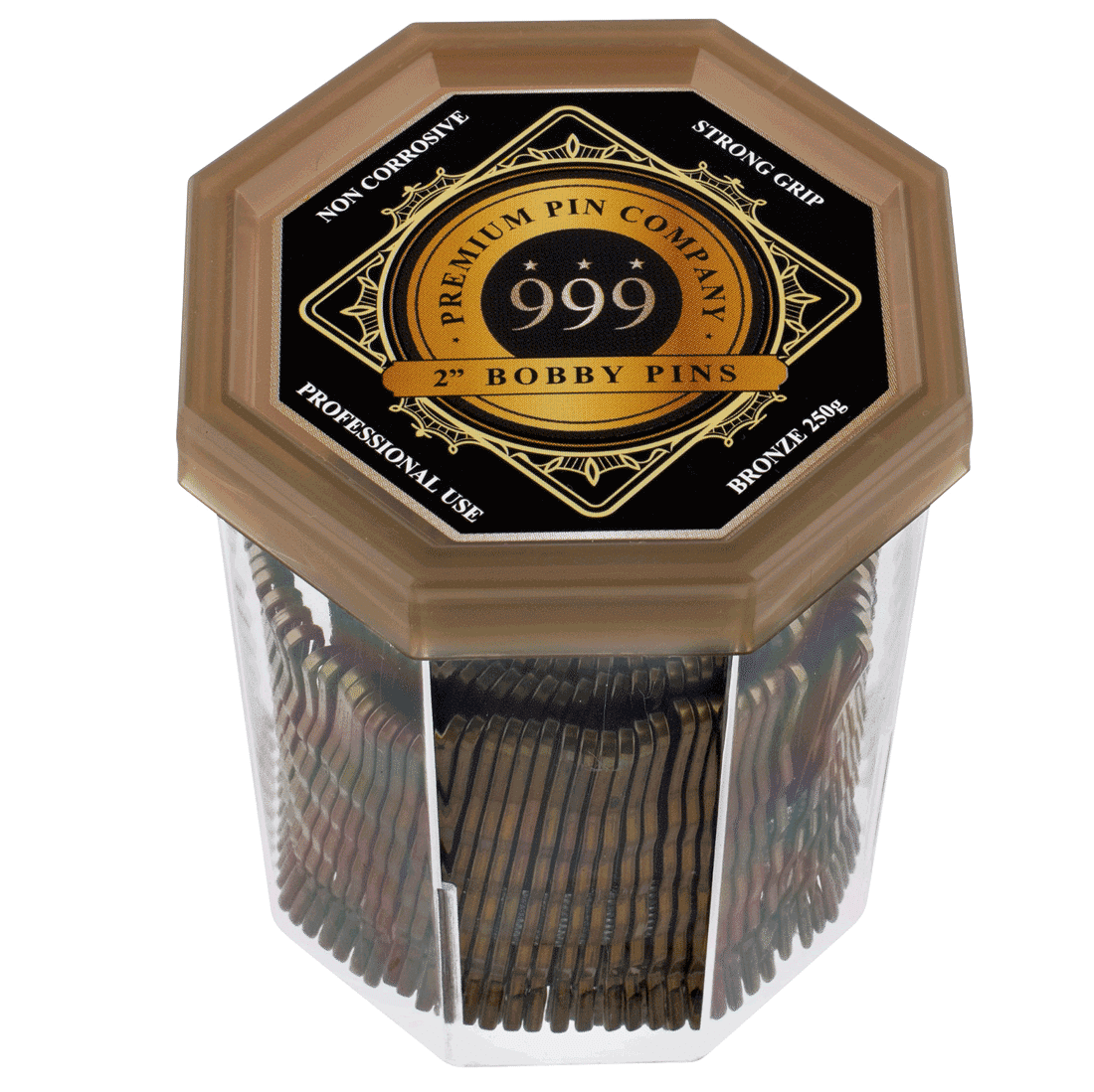 999 Bobby Pins 2in - BRONZE