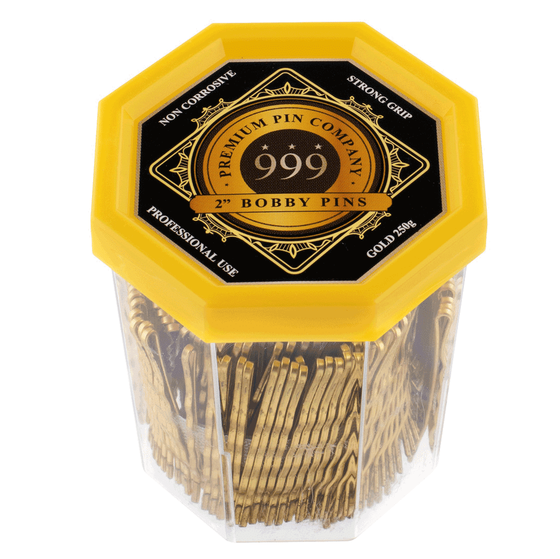 999 Bobby Pins 2in - GOLD