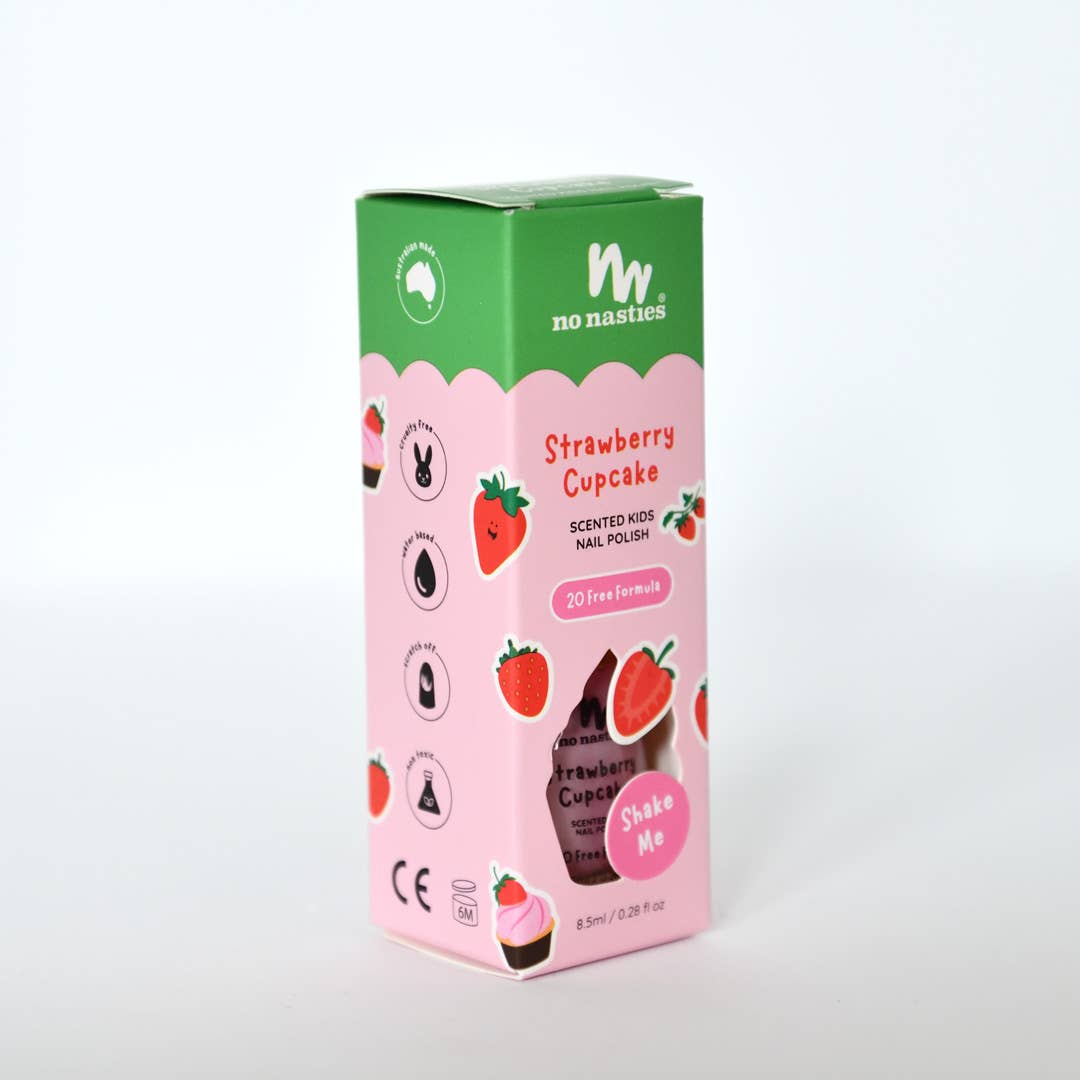 Strawberry Cupcake Scented Nail Polish