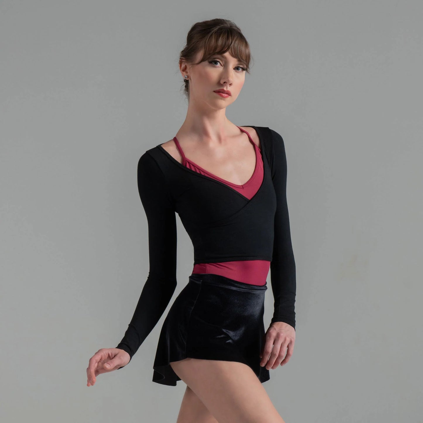 Astrid Velvet Pull On Skirt