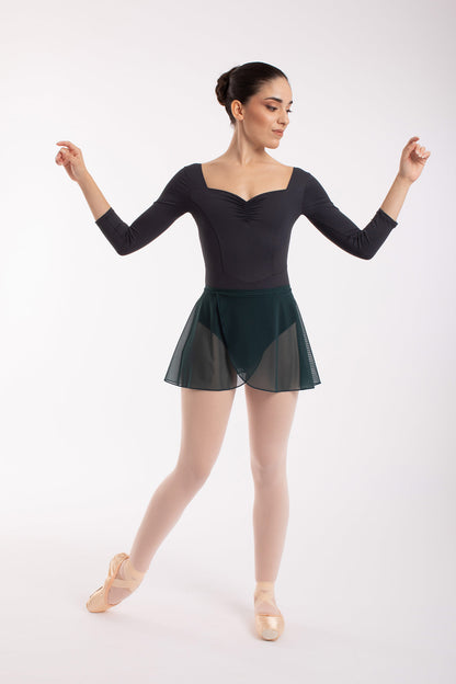 Falred Wrap Skirt