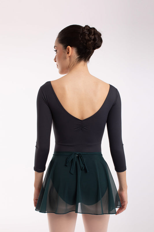 Falred Wrap Skirt