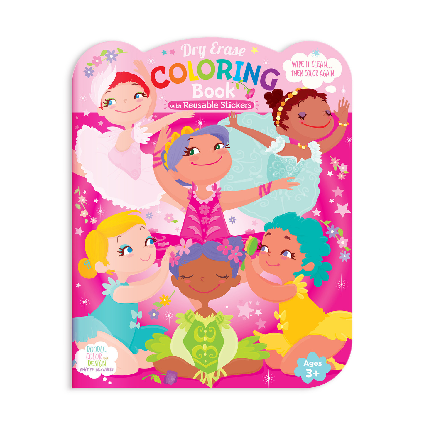 Dry Erase Colouring Book and Crayon Gift Set