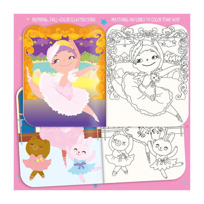 Dry Erase Colouring Book and Crayon Gift Set