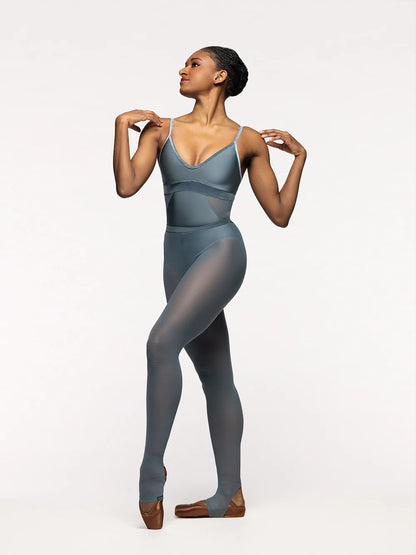 Back Seam Stirrup Tights