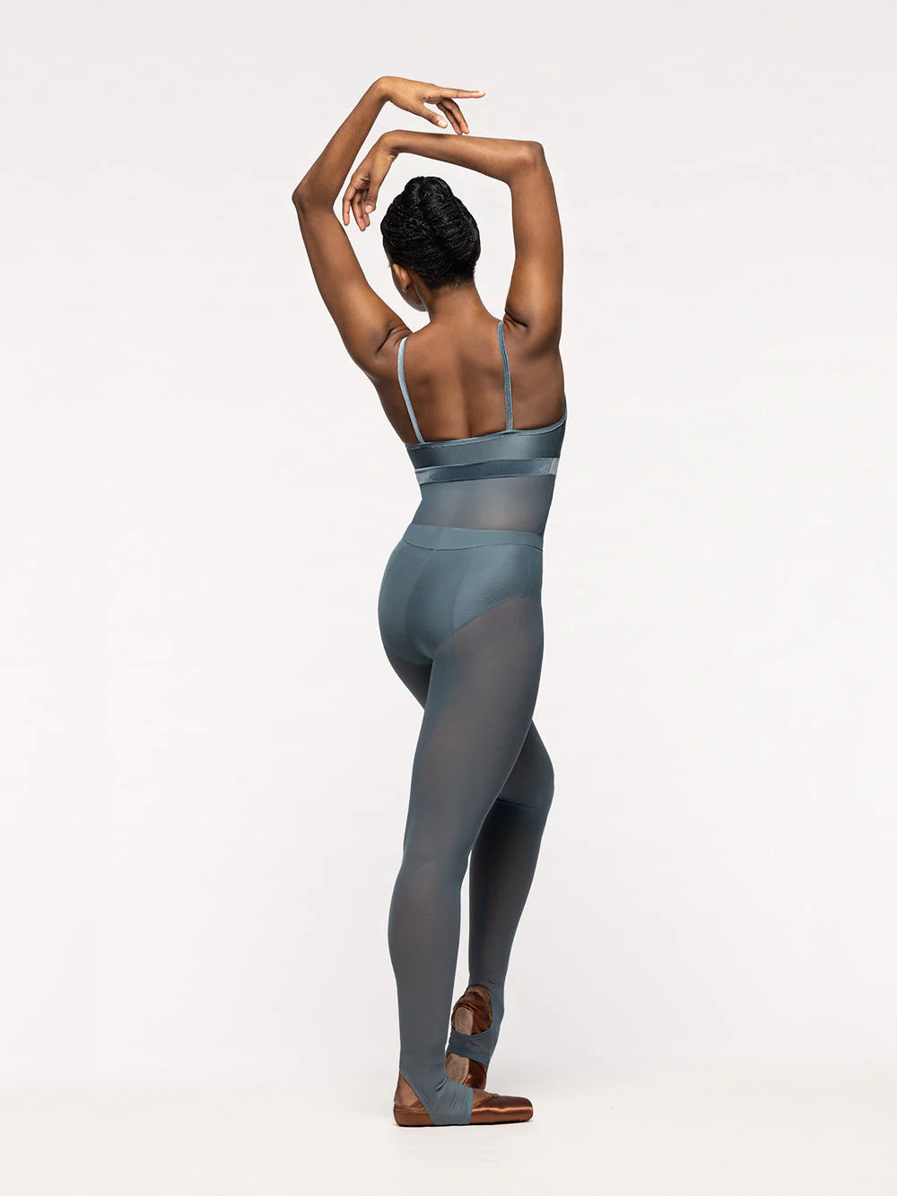 Back Seam Stirrup Tights