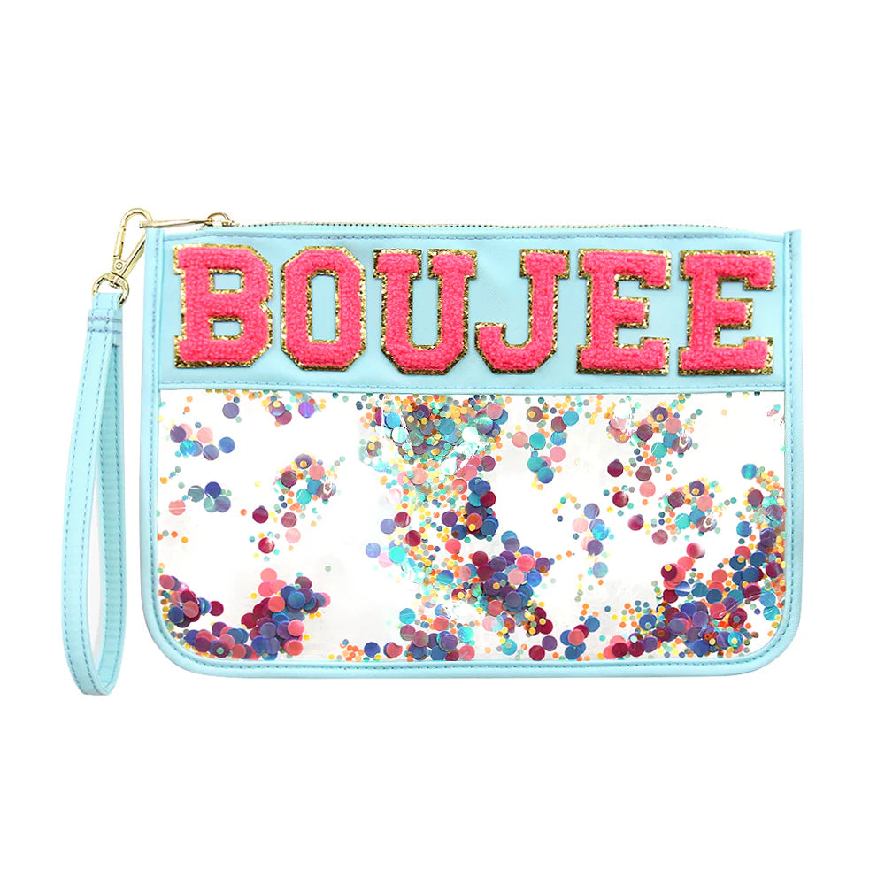 Boujee Varsity Confetti Bag