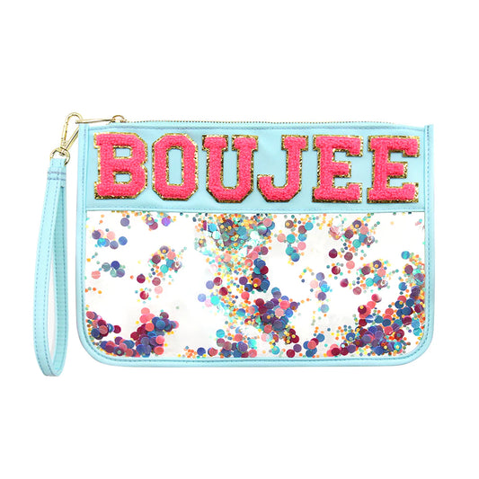 Boujee Varsity Confetti Bag