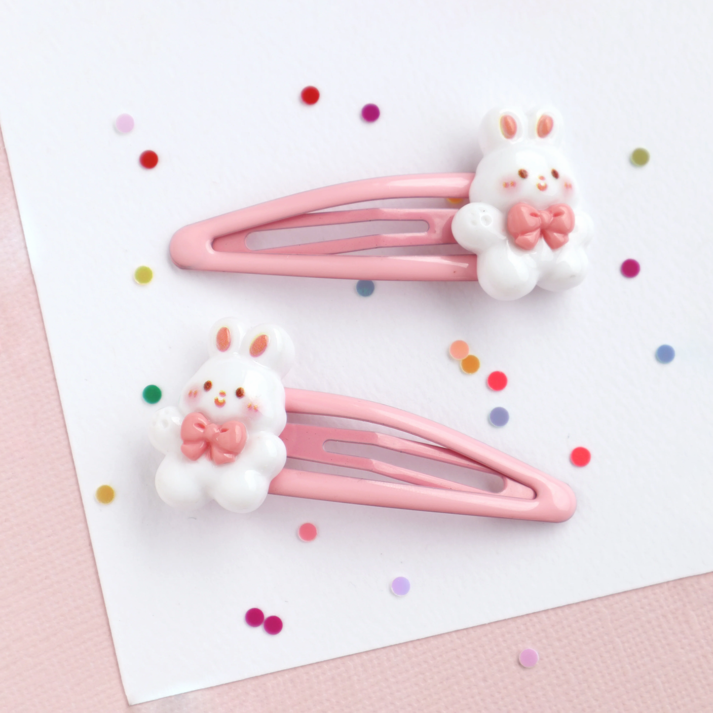 Bunny Bows Hair Clips