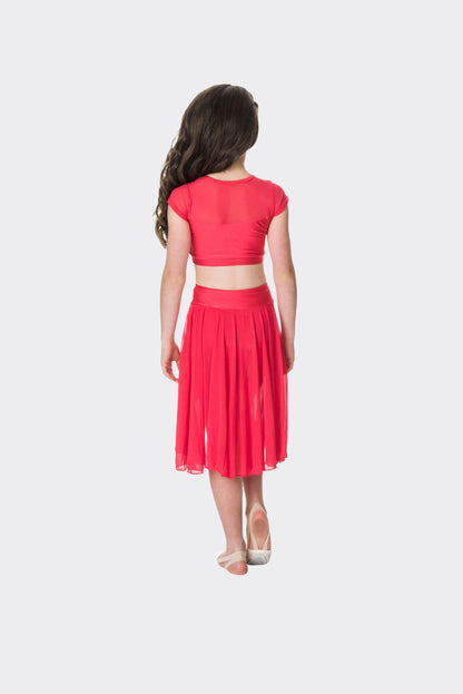 Atttitude Sequin Crop Top Childs