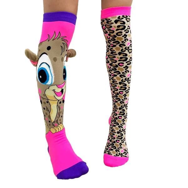 Cheeky Cheetah Knee High Socks