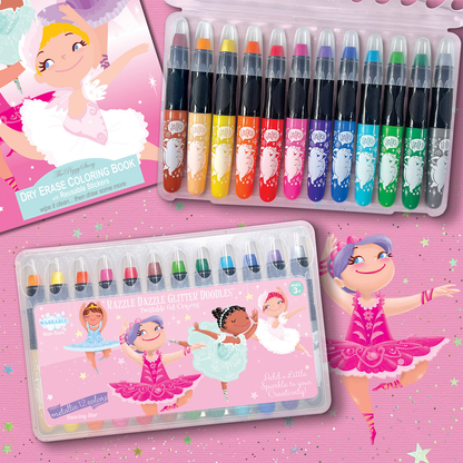 Dancing Star Glitter Doodle Twistable Gel Crayons