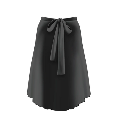 Velvet Chiffon Wrap Skirt Adults
