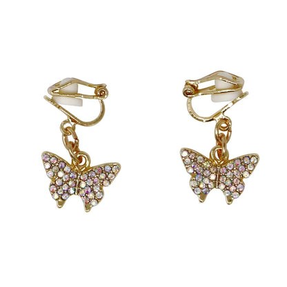 Butterfly Clip On Earrings