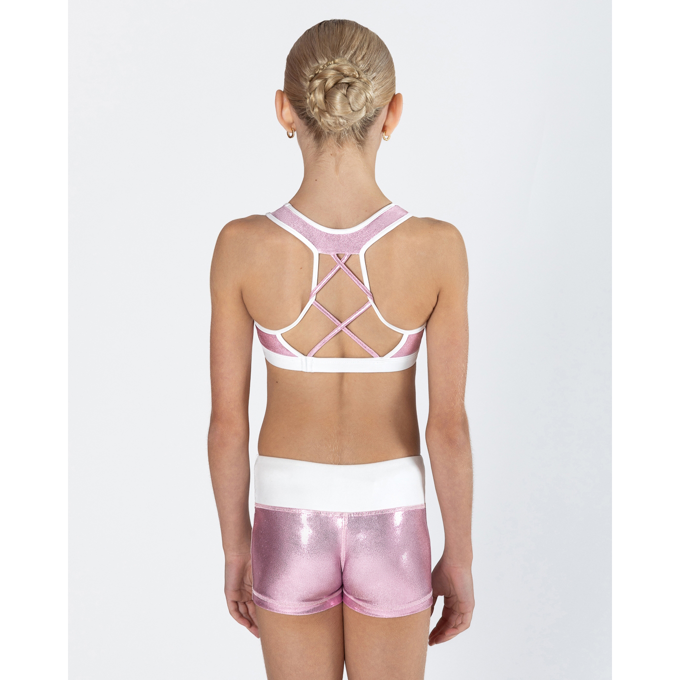 Ava Crop Top Childs - CANDY PINK
