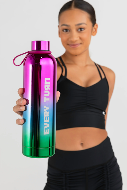 Rainbow Chrome Water Bottle