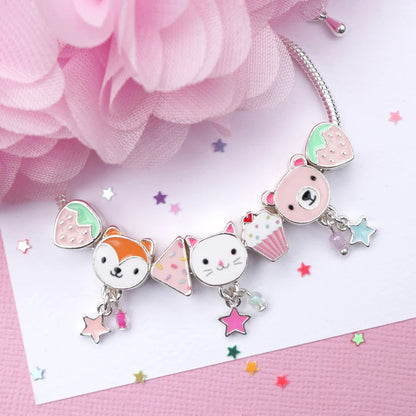 Forest Friends Tea Party Charm Bracelet