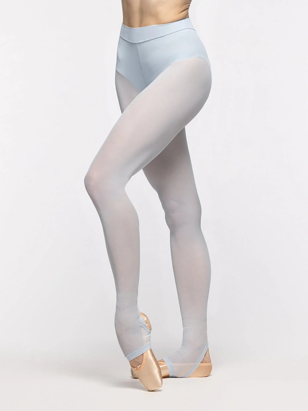 Back Seam Stirrup Tights