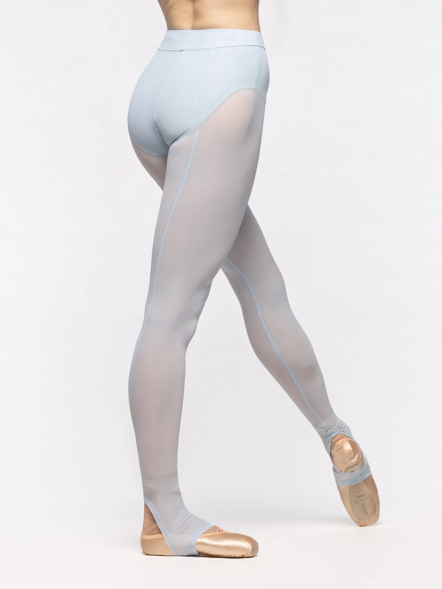Back Seam Stirrup Tights