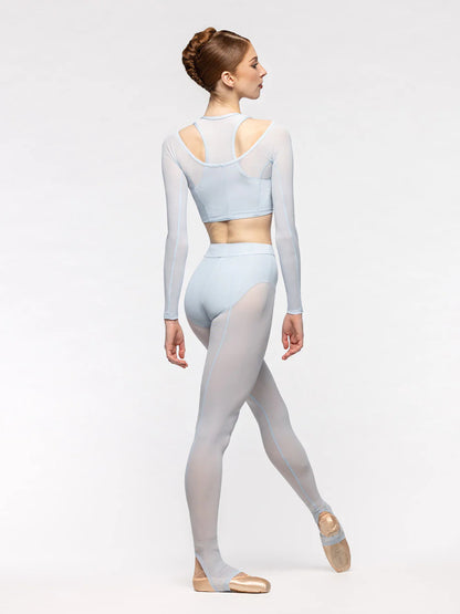 Back Seam Stirrup Tights