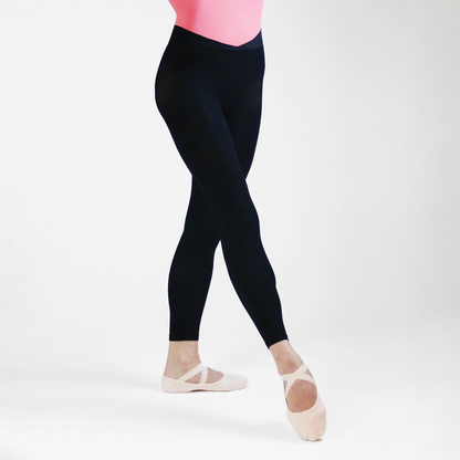 V-Waist Footless Tights