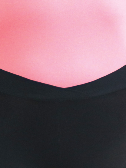 V-Waist Footless Tights