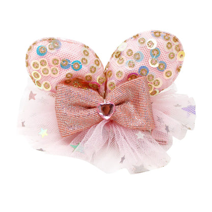 Sequin Bunny Ears Hair Clip