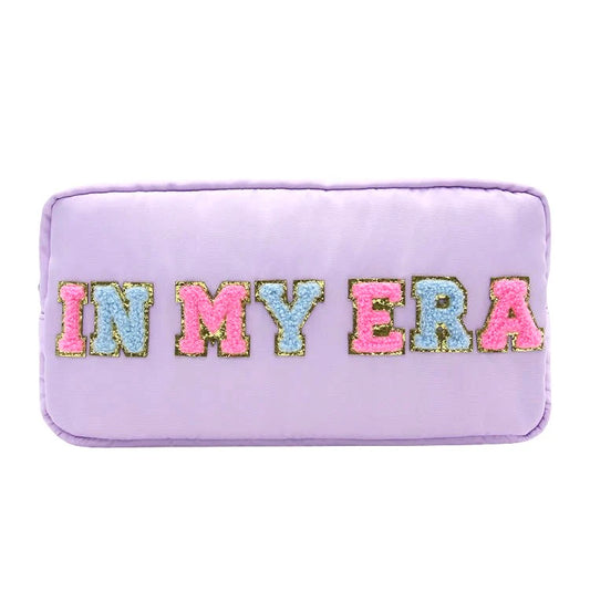 In my Era Varsity Cosmetic Bag