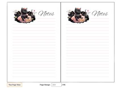 My Kitten Ballerina Notebook