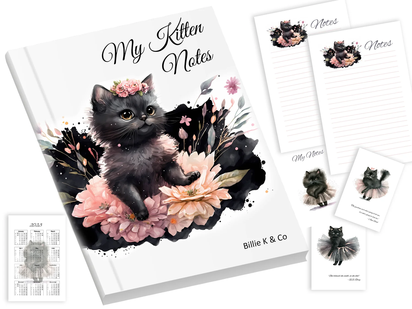 My Kitten Ballerina Notebook