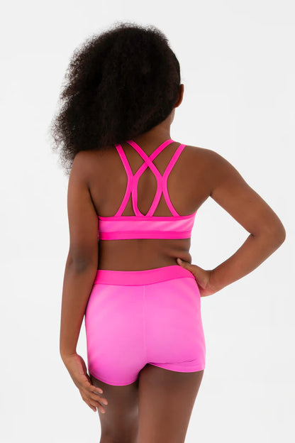 Pink Sprite Crop Top Childs
