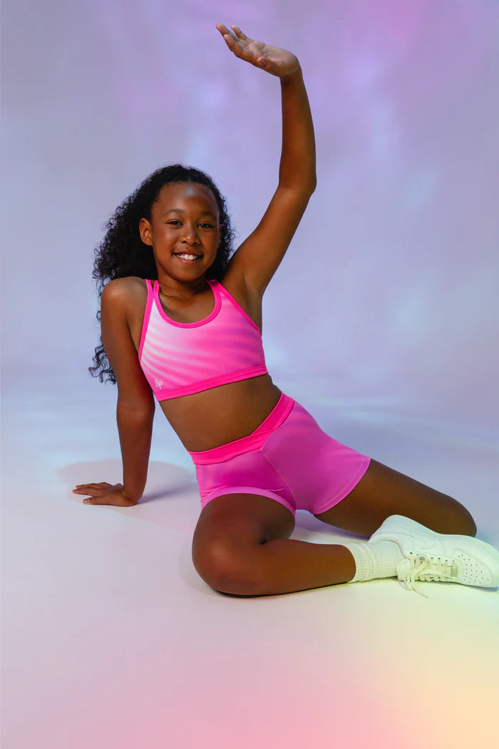 Pink Sprite Crop Top Childs