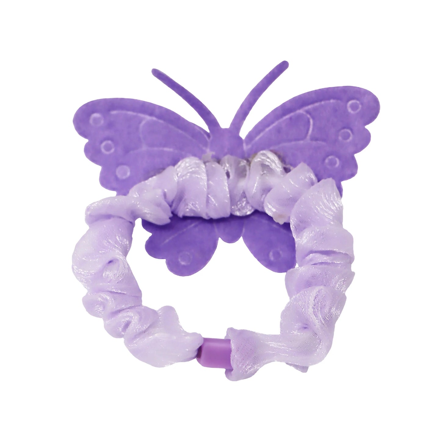 Rainbow Butterfly Scrunchie