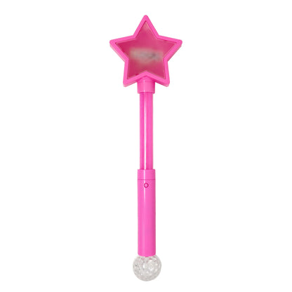 Magic Flashing Star Light Up Wand