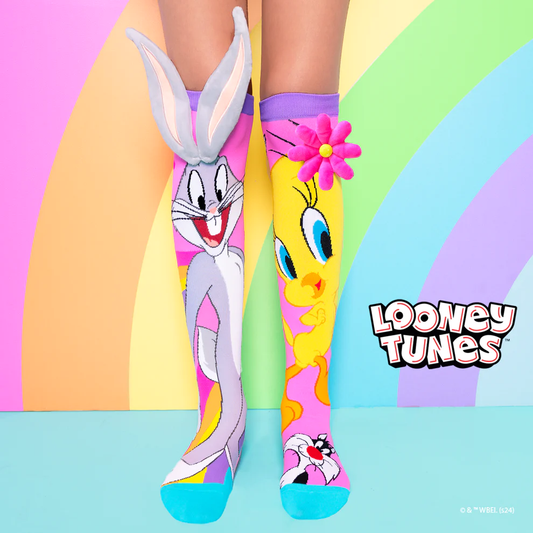 Tweety and Bugs Knee High Socks