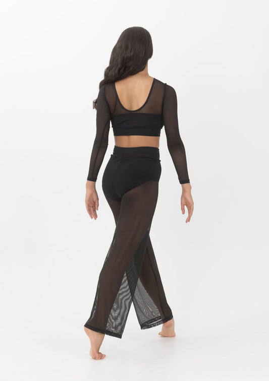 Tyler Long Sleeve Crop Top Adults