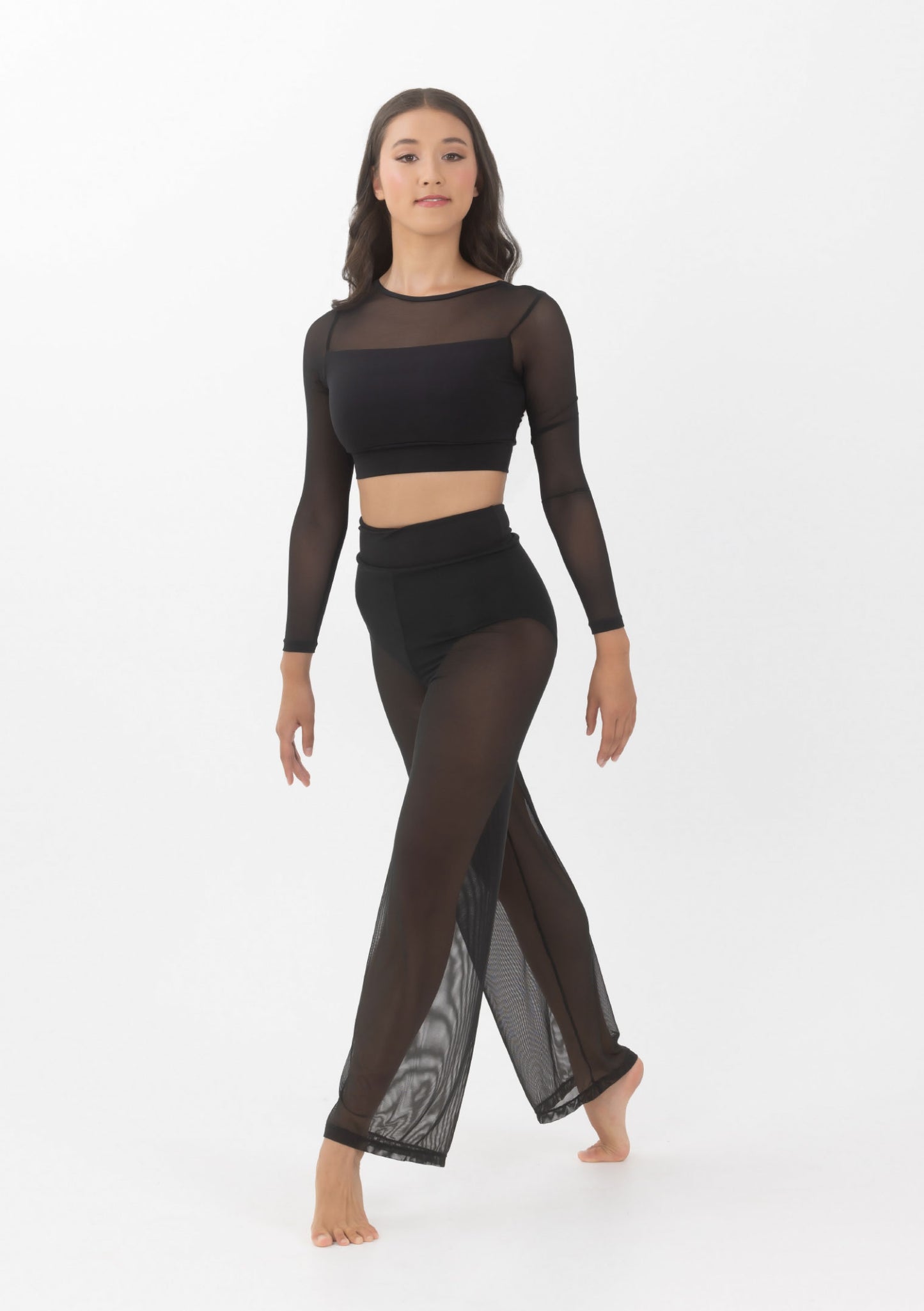 Tyler Long Sleeve Crop Top Childs