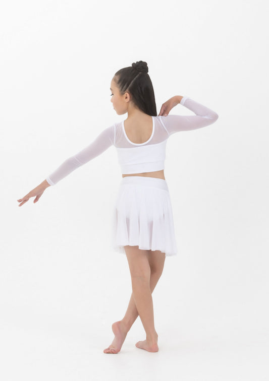 Tyler Long Sleeve Crop Top Childs