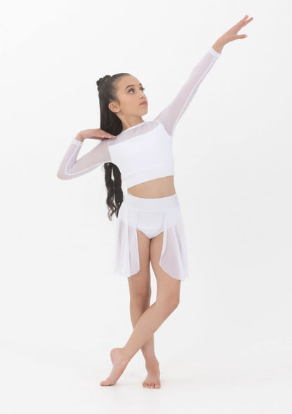 Tyler Long Sleeve Crop Top Childs