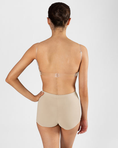 Clear Back Bra Ladies - WHEAT