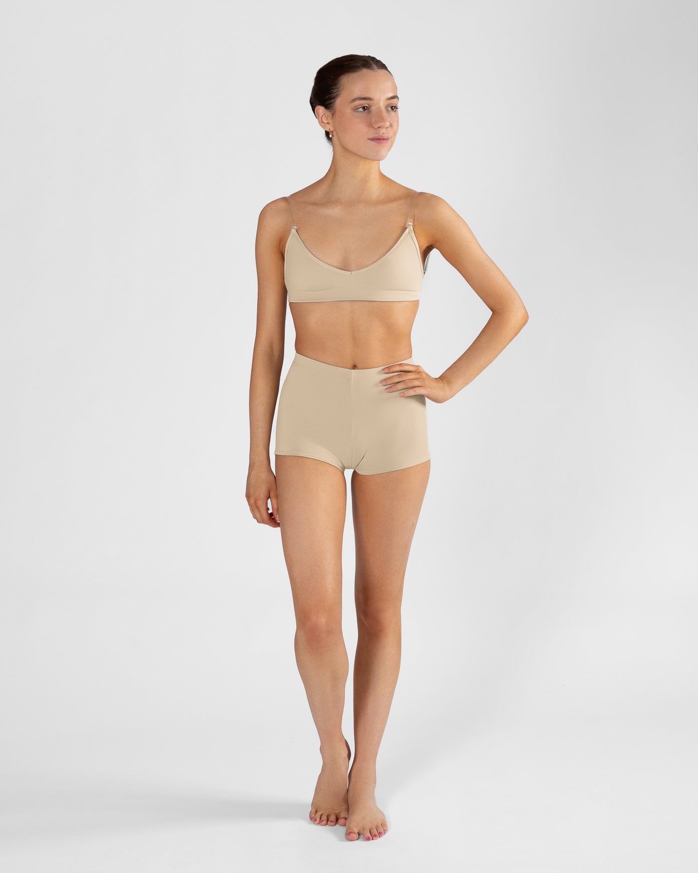Clear Back Bra Ladies - WHEAT