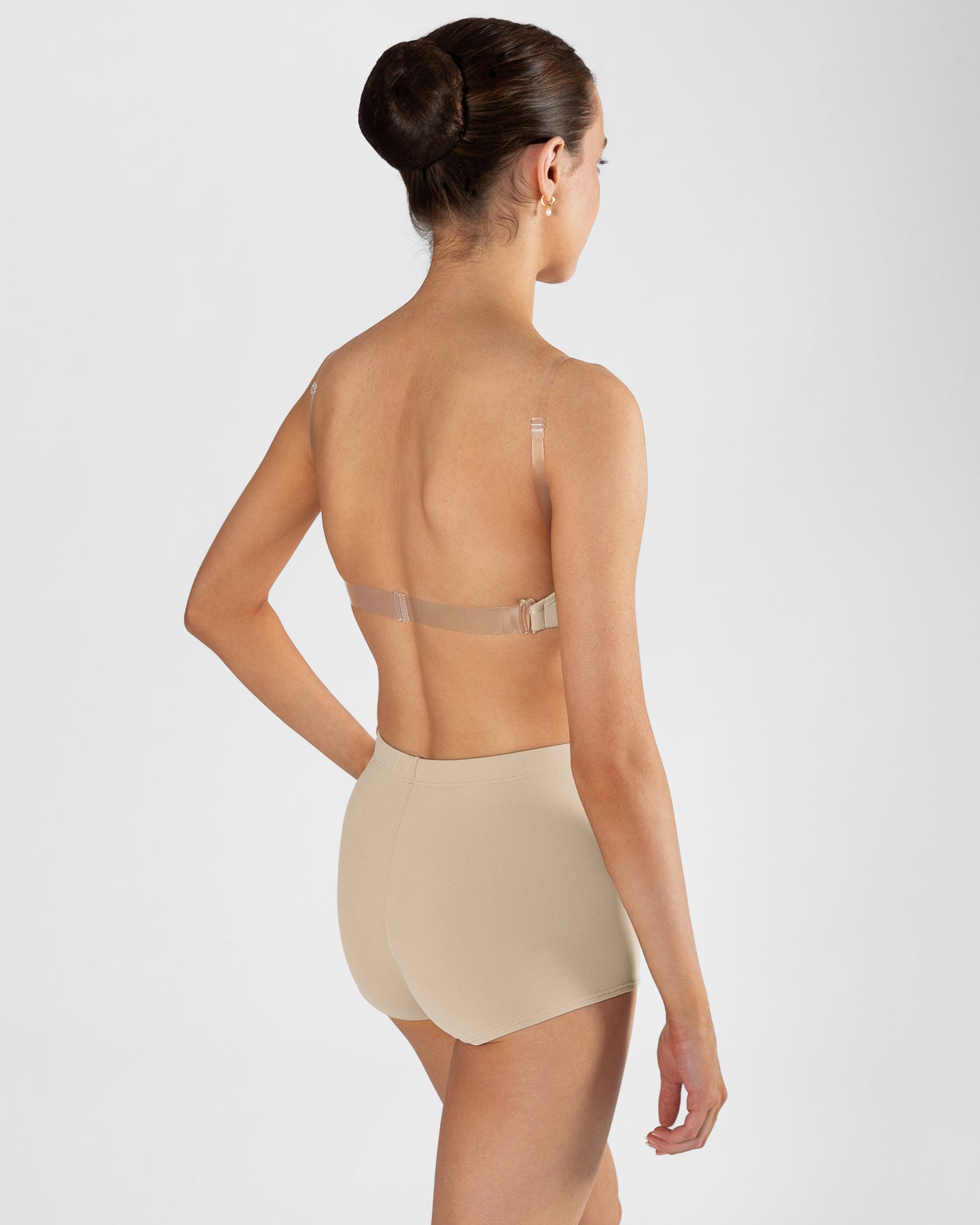 Clear Back Bra Ladies - WHEAT
